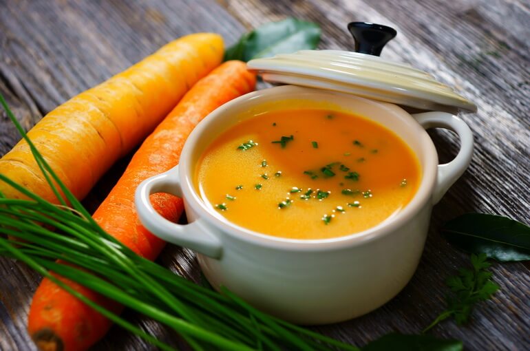 Морковь и морковный суп
