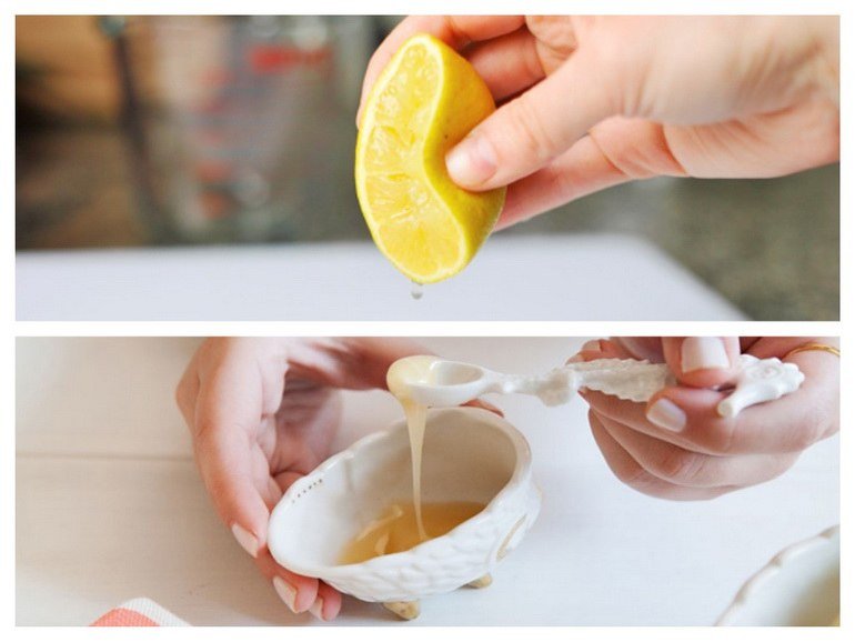 Маска с лимоном и медом